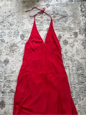 Reformation Halter Midi Dress, Size 8